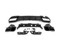 Silenciador Para Benz Clase E W212 Saloon Con Para AMG Para Línea 2014-2016 Para E63 Estilo Negro Brillante Para Difusor Parachoques Terminales Escape Set Punta Escape