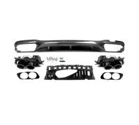 Silenciador Para BENZ W213 CLASE E Para AMG-Line 2016-2020 Difusor Trasero+Puntas De Escape Punta Escape