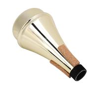 Silenciador para Práctica de Trompeta, Sordina para Trompeta, Buena Estanqueidad, Material ABS, Diseño Antideslizante (GOLD)