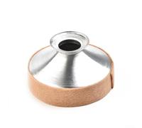 Silenciador para saxofón soprano alto tenor - Reductor de sonido de aluminio cepillado para práctica silenciosa - Accesorio de silenciador compacto de 7,2 cm (saxofón alto)