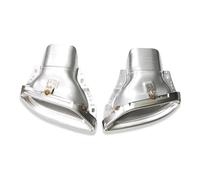 Silenciador Punta Escape Coche Sistema Acero Inoxidable Reemplazo Boquilla Accesorios Tubo Para Benz W213 E200 E300 E260(Silver A)