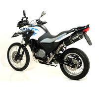 SILENCIADOR RACE TECH ARROW ALUMINIO OSCURO PARA BMW G 650 GS SERTAO 2012-2014