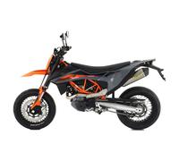 SILENCIOSOS DE CARBONO DE TITANIO RACE TECH ARROW PARA KTM 690 ENDURO R / SMC 69