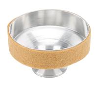 Silenciador Silencioso de Saxofón Alto, Amortiguador de Saxofón Ligero Resistente a la Oxidación de Aleación de Aluminio Plateado para Instrumentos Musicales(Silenciador de saxofón alto)