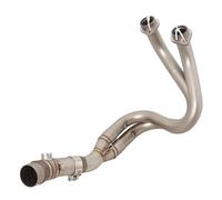 Silenciador Sistema De Escape Motocicleta Tubo Enlace Delantero Silenciador con Extraíble para Ninja650 Z650 para Versys 650 2017-2023(Style 1)