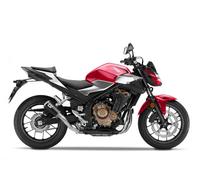 15273BU - Silenciador de escape LeoVince LV-10 BLACK HONDA CB 500 HORNET (24-25)