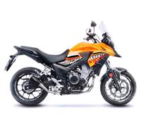 Silenciador slip-on LeoVince LV-10 BLACK No hom E4 HONDA CB 500 X 2017 2018