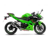 Silenciador slip-on LeoVince LV-10 CARB No hom E5 KAWASAKI NINJA 400 2022 2023