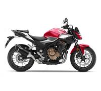 Silenciador slip-on LeoVince LV-14 R BLACK No hom E4/5 HONDA CB 500 F 2019 2023