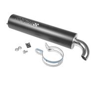 Silenciador tecnigas q-tre 2016 black alum para moto repuestos accesorios piezas