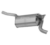 Silenciador trasero 01.020 ASMET para MERCEDES-BENZ 190