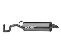 Silenciador trasero 03.071 ASMET para VW SEAT