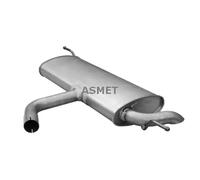 Silenciador trasero 03.118 ASMET para VW TOURAN