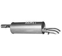 Silenciador trasero 04.076 ASMET para VW PASSAT B5 PASSAT B5 Variant