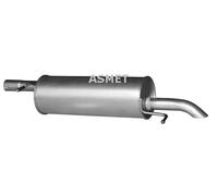 Silenciador trasero 04.083 ASMET para VW PASSAT B5 PASSAT B5 Variant PASSAT B5.5