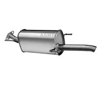 Silenciador trasero 05.161 ASMET para OPEL ASTRA G Sedán