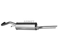 Silenciador trasero 06.018 ASMET para AUDI A4 B5 A4 B5 Avant