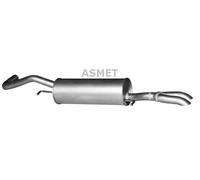 Silenciador trasero 06.019 ASMET para AUDI A4 B5 A4 B5 Avant