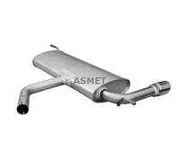 Silenciador trasero 06.025 ASMET para AUDI SEAT