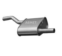 Silenciador trasero 07.135 ASMET para FORD FOCUS I Sedán