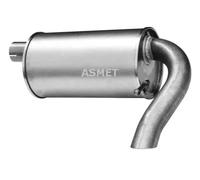 Silenciador trasero 07.174 ASMET para VW FORD SEAT