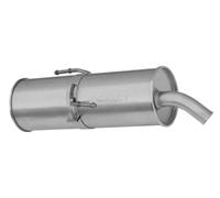 Silenciador trasero 08.037 ASMET para PEUGEOT 206 Hatchback
