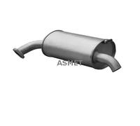 Silenciador trasero 11.033 ASMET para MAZDA 6 Hatchback 6 Sedán 6 Station Wagon