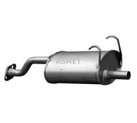 Silenciador trasero 13.017 ASMET para HONDA CIVIC VI Hatchback