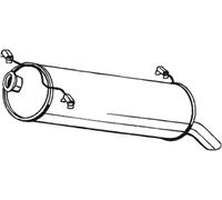 BOSAL 135-715 Silenciador trasero