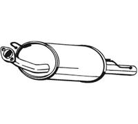 Silenciador trasero BOSAL 145-341