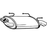 Silenciador trasero 145-605 BOSAL para NISSAN ALMERA II Hatchback