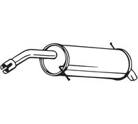 Silenciador trasero 154-503 BOSAL para FORD ECOSPORT