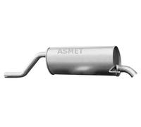 Silenciador trasero 16.097 ASMET para FIAT PUNTO EVO GRANDE PUNTO
