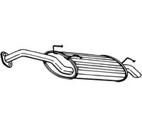 Silenciador trasero 165-153 BOSAL para HYUNDAI ACCENT I ACCENT Sedán ACCENT II