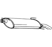 Silenciador trasero 185-309 BOSAL para OPEL ASTRA F Hatchback