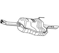 Silenciador trasero 185-481 BOSAL para OPEL ASTRA G Hatchback ASTRA G CLASSIC