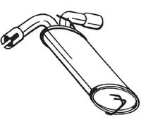 Silenciador trasero 185-495 BOSAL para OPEL MOKKA / MOKKA X