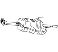 Silenciador trasero 185-605 BOSAL para OPEL ASTRA G Sedán ASTRA G CLASSIC Sedán