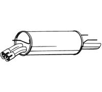 Silenciador trasero BOSAL 185-713