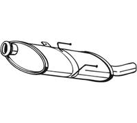 Escape > Silenciadores y tubos > Silenciador trasero