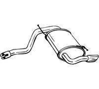 Silenciador trasero 200-181 BOSAL para DACIA DUSTER