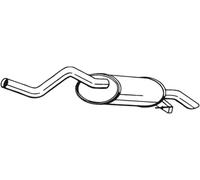 Silenciador trasero 200-459 BOSAL para RENAULT CLIO II