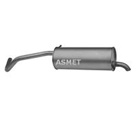 Silenciador trasero 21.029 ASMET para VW SEAT SKODA