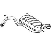 Silenciador trasero 220-109 BOSAL para SKODA YETI
