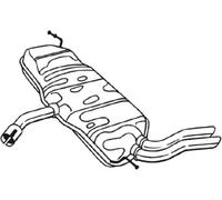 Silenciador trasero 227-231 BOSAL para SEAT LEON ALTEA