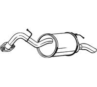 Silenciador trasero 228-001 BOSAL para TOYOTA YARIS