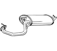 Silenciador trasero 228-151 BOSAL para TOYOTA AVENSIS Sedán AVENSIS