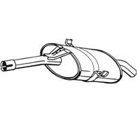BOSAL 228-331 Silenciador trasero