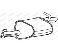 Silenciador trasero 23079 WALKER para MAZDA 6 Hatchback 6 Sedán 6 Station Wagon