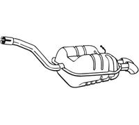 BOSAL 233-187 Silenciador trasero
